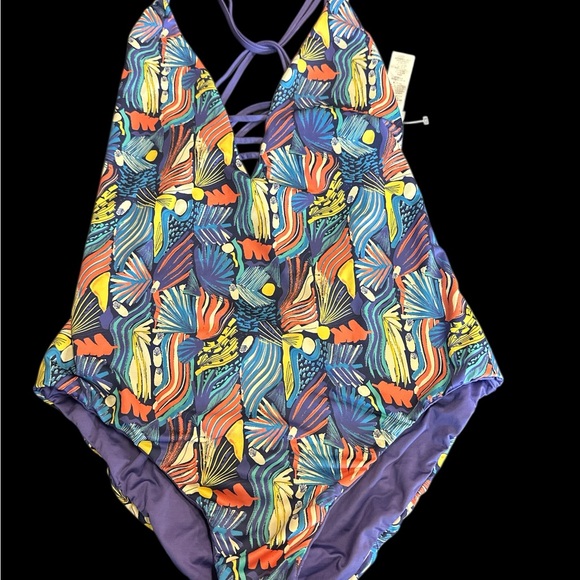 Patagonia Colorful One-Piece Swimsuit - Picture 4 of 8